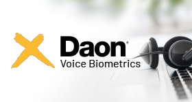 Daon Voice Biometrics listing banner